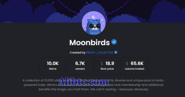Moonbirds NFT首发市值即超1.67亿美元！地板价达22.69ETH