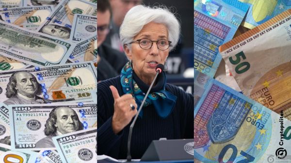 欧洲央行行长拉加德认为，欧元兑美元汇率飙升是特朗普反复无常的政策造成的