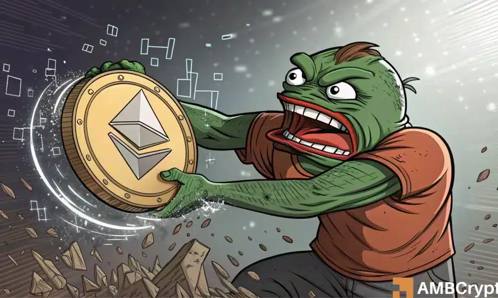 比特币的降温导致以太坊与 PEPE 的对决：原因何在，谁才是赢家