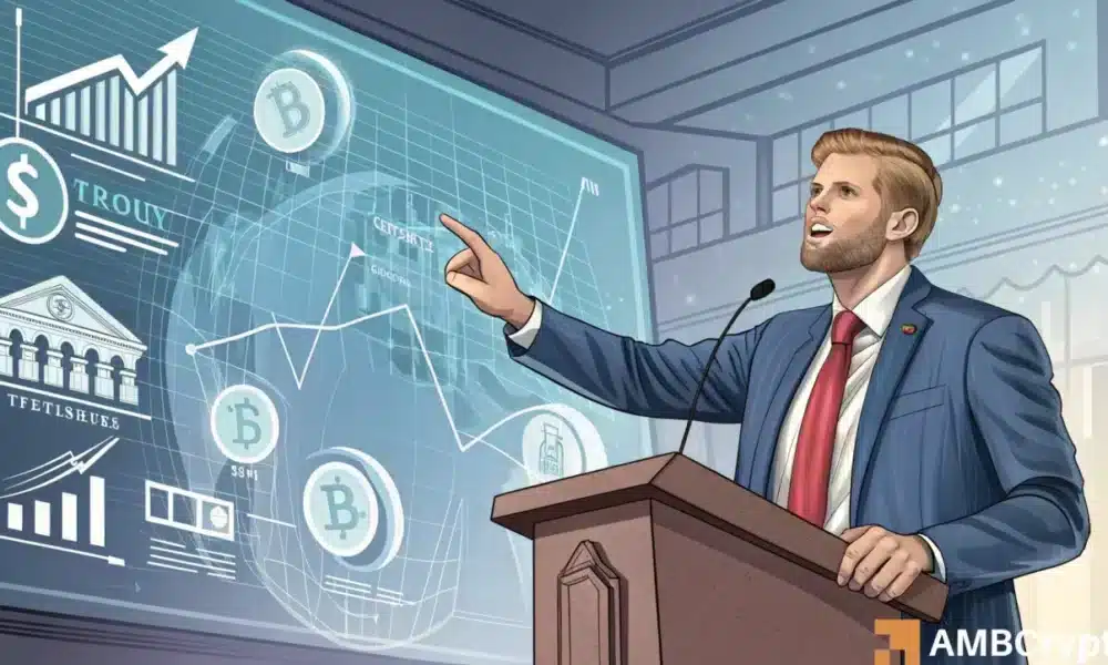 埃里克·特朗普问道：“摩根大通做了什么，而 DeFi 和区块链做不到更好？”