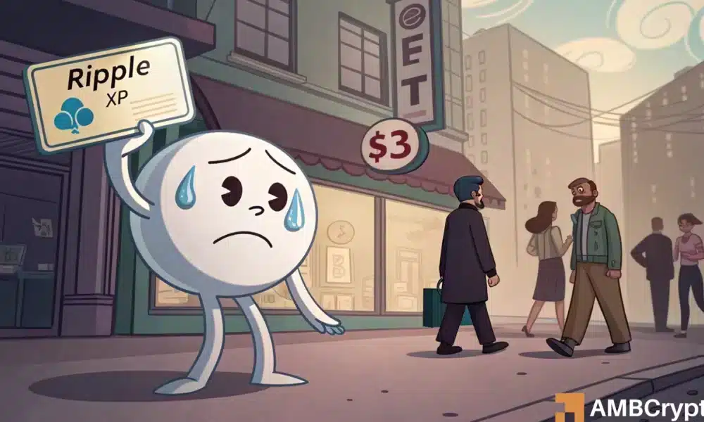 比特币流动性紧缩导致 XRP 面临压力——3 美元能否触手可及？
