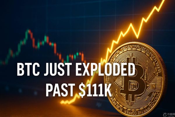 BTC 价格刚刚突破 11.1 万美元，以下是当前推动其上涨的因素