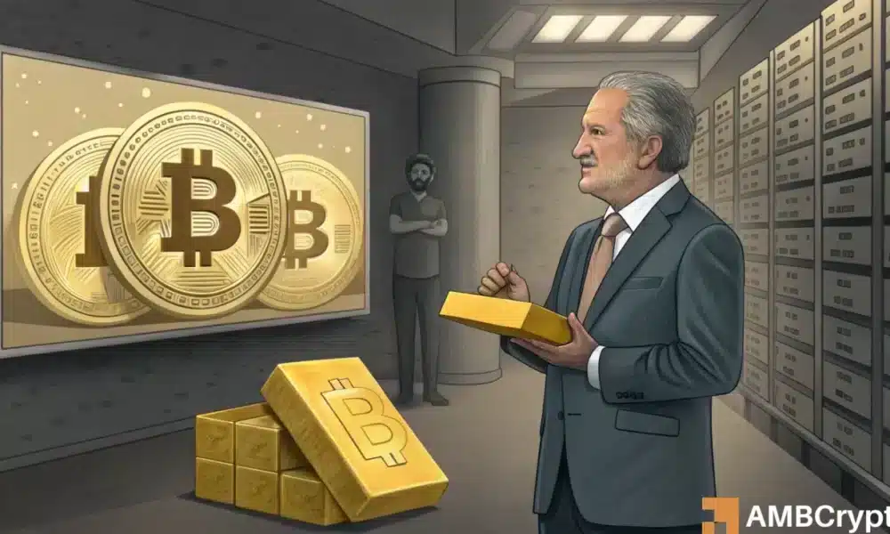 “如果黄金是过去，而比特币是未来，那为什么……？”彼得·希夫质疑银行