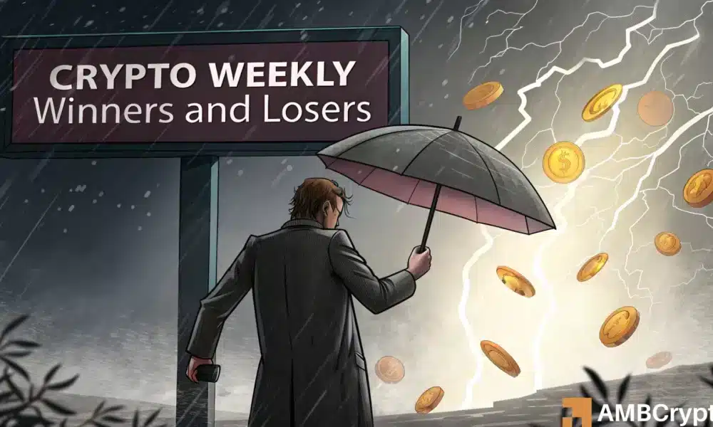 加密货币市场的每周赢家和输家——SPX、HYPE、PYTH、EOS