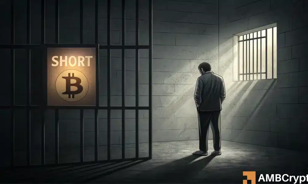 10 亿美元比特币多头转为空头：高流动性鲸鱼押注 BTC 下跌