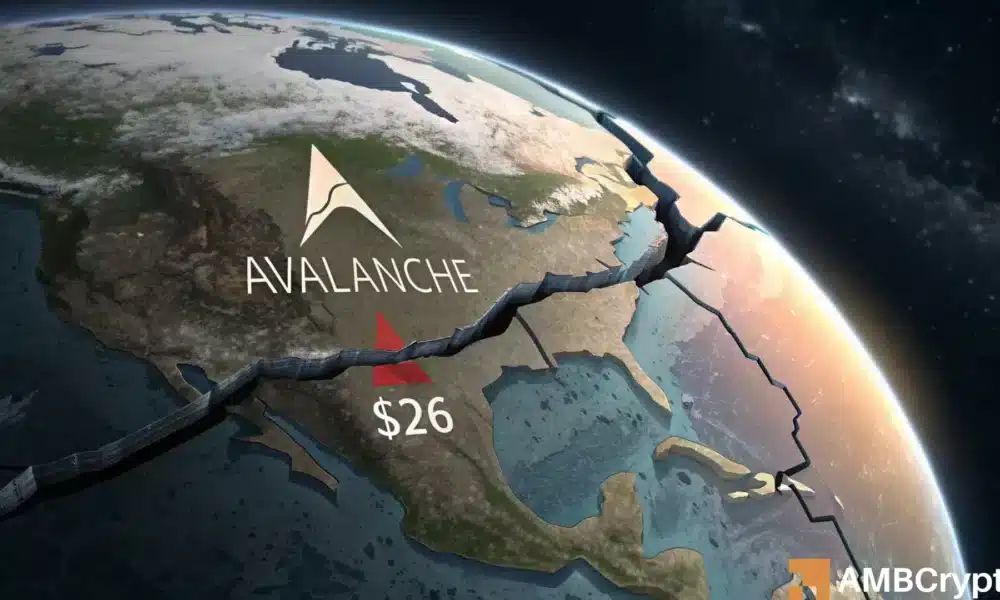 Avalanche 争夺 26 美元：AVAX 的下一个价格目标将取决于……
