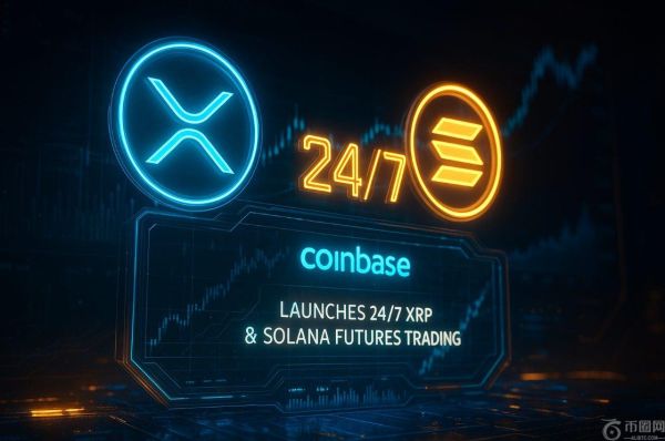 Coinbase 将于 6 月 13 日推出 24/7 XRP 和 Solana 期货交易