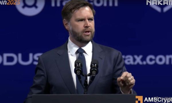 副总统 J.D Vance 支持比特币，预计美国加密货币用户将达到 1 亿