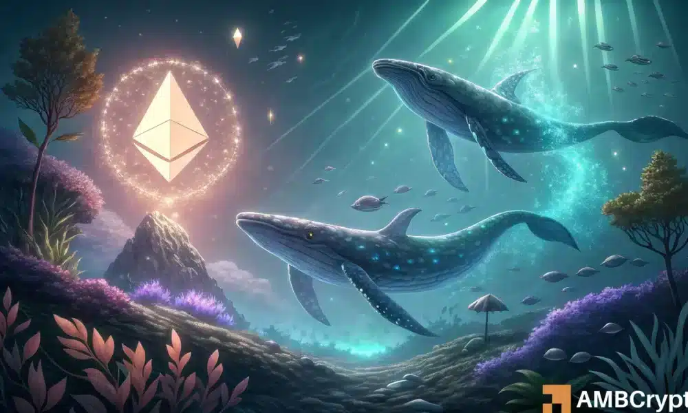 以太坊爆发：ETH 超越比特币，价格飙升 5%