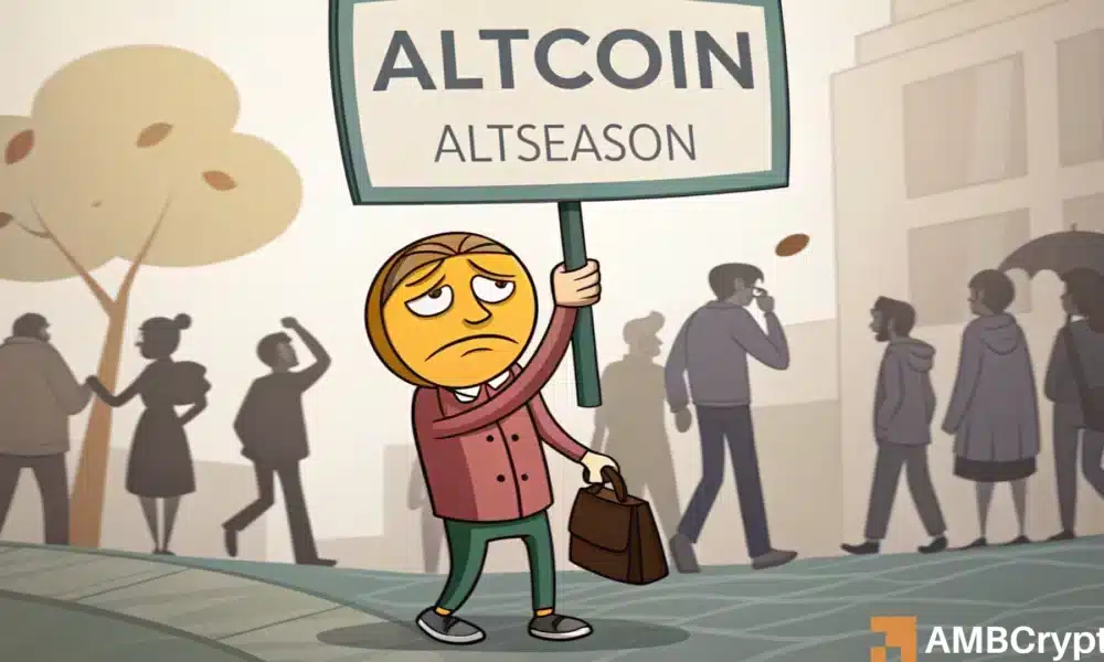山寨币季还没到来！比特币与山寨币之间日益加剧的裂痕