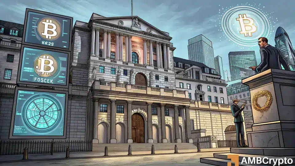 比特币：迈克尔·塞勒称英格兰银行“即将”购买比特币