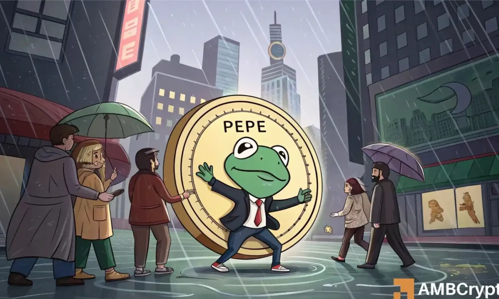 PEPE鲸鱼开始退出——这会导致15%的崩盘吗？