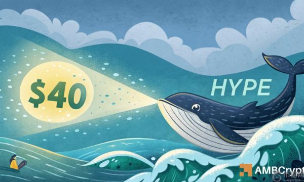 600 万美元押注 Hyperliquid – HYPE 会升至 40 美元还是回落？