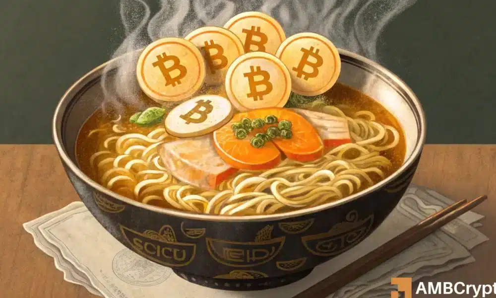 比特币鲸鱼正在抛售——比特币价格见顶了吗？获利回吐达到每小时5亿美元