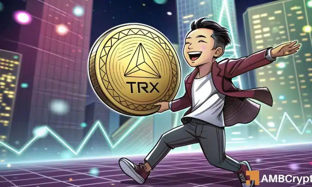 Tron 稳定币流入量突破 800 亿美元——但这一风险可能会破坏 TRX 的涨势