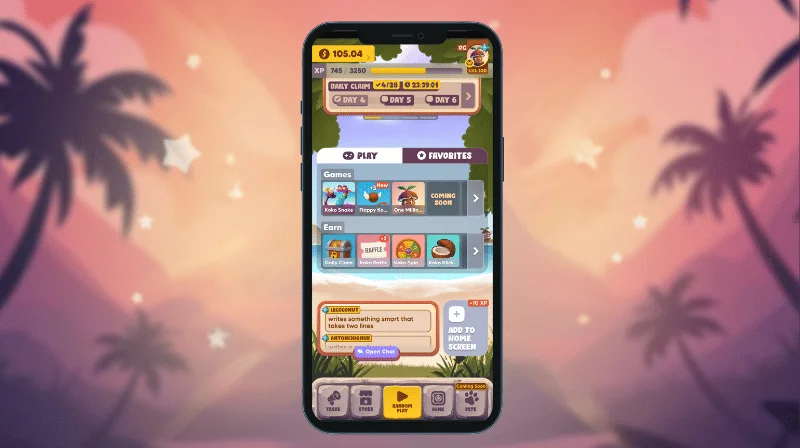 Kokomo Games 开启激励性 Beta 测试最终申请，抢先体验多款迷你游戏