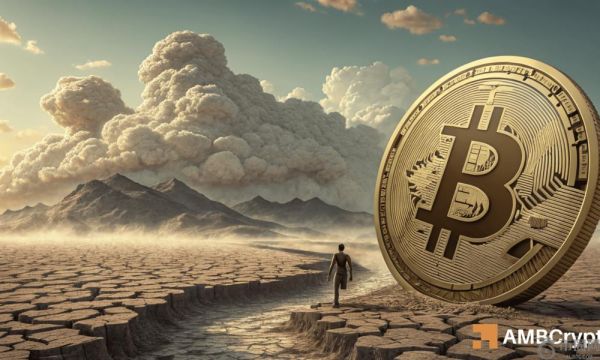 比特币目前的上涨受到稳定币的推动，但储备正在枯竭