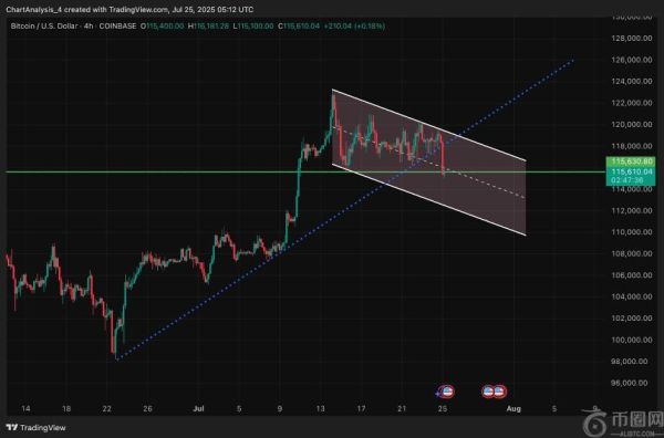 比特币价格分析：7月25日市场趋势与短期预测