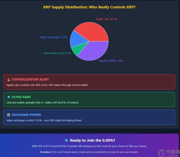 Chris Larsen XRP 富豪榜分析：99.99% 的人仍有可能逆转未来