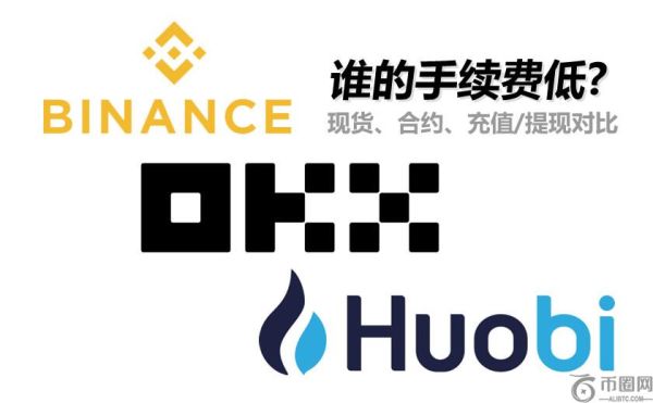 币安、欧易和火币谁的手续费低？现货、合约、充值/提现手续费对比