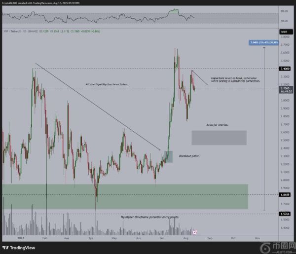 顶级分析师揭示 XRP 价格走势的两大关键观察点