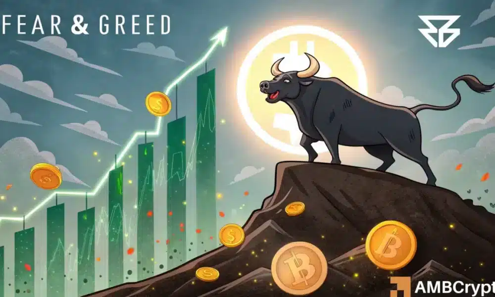 随着比特币再次接近历史最高点，加密货币恐惧与贪婪指数达到 70 – 接下来会发生什么？